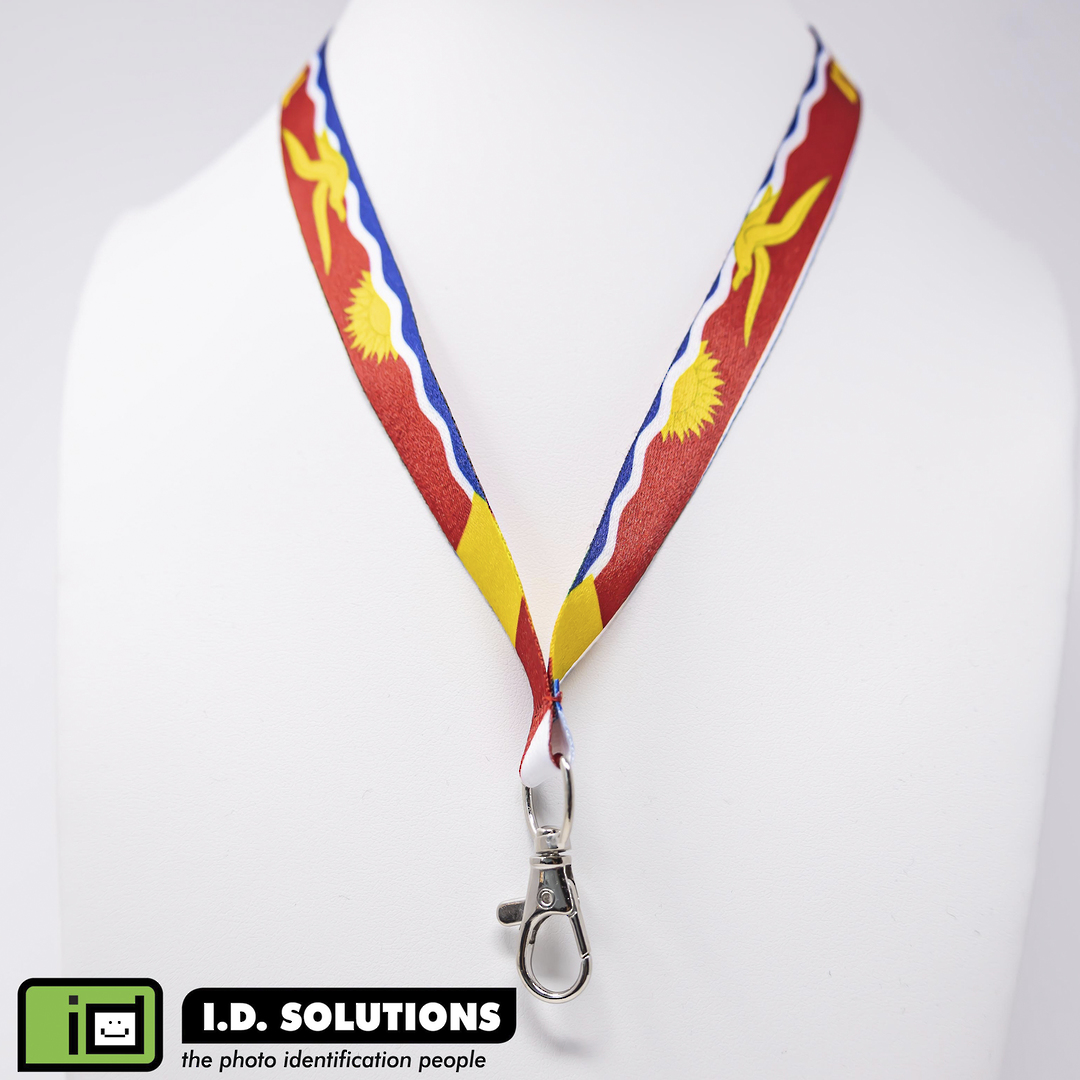 15mm Wide Dye Sub Printed Lanyard with C hook image 0